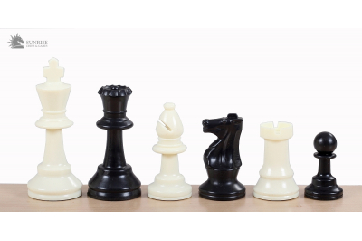 Staunton no 4 piezas de ajedrez de plástico